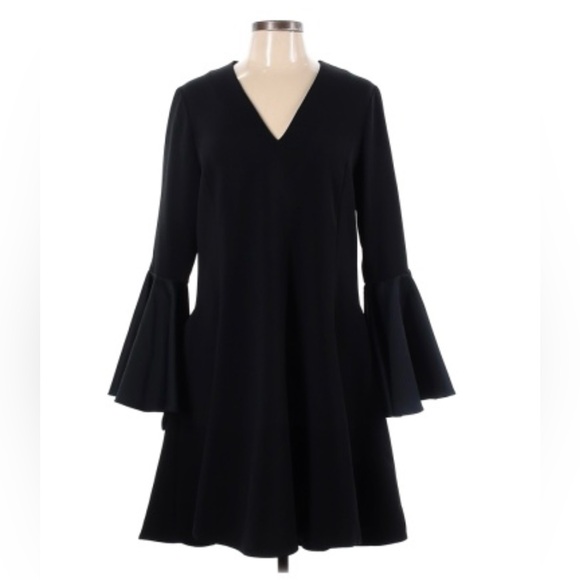 EDIT Dresses & Skirts - Black EDIT cocktail dress with flowing sleeves Sz large